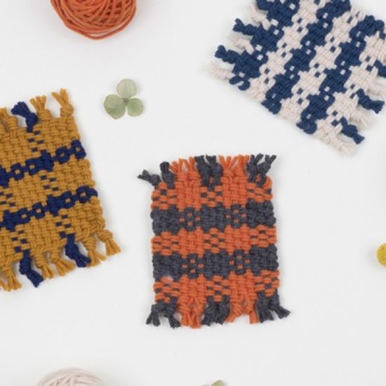 hobbyful 위빙 태슬코스터 만들기 WV-L-0004