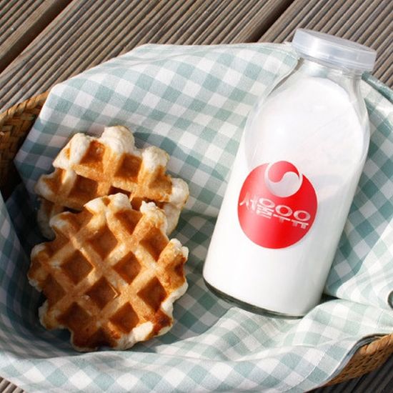 서울우유 레트로 유리병 330ml