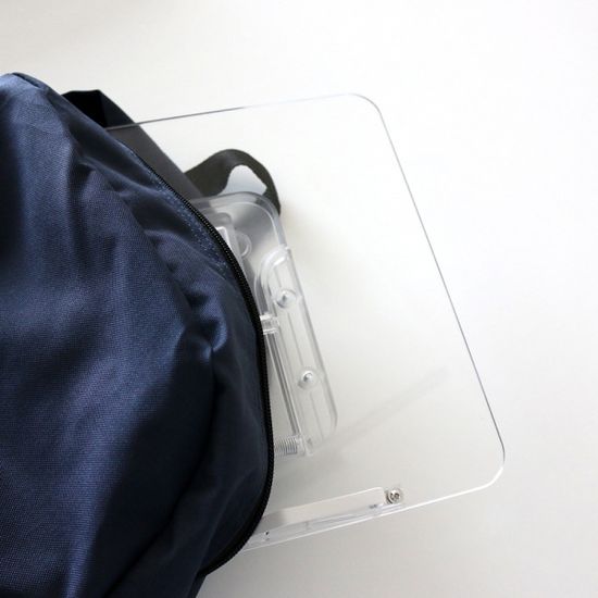 각도조절 접이식 투명 독서대 아크릴 받침대 SOPURE1