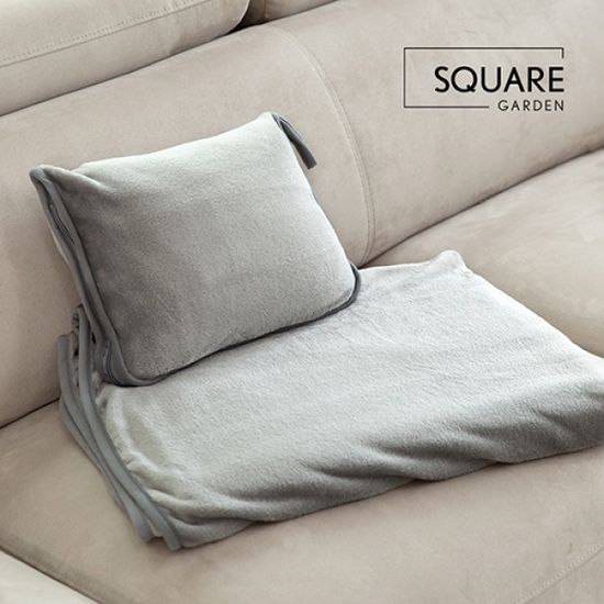 스퀘어가든 컴포트 쿠션 담요 100X150cm