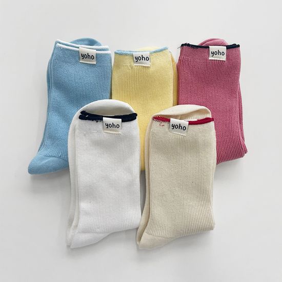 비비드 컬러 장목양말 1+1+1