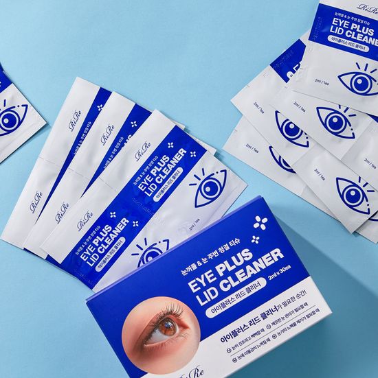 리르 아이플러스 리드 클리너 30매 - 눈꺼풀세정제 