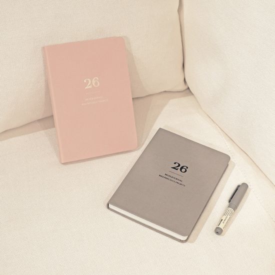 오첵 2026 날짜형 먼슬리 몬저널 몬져널 다이어리