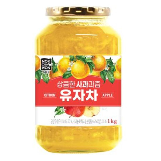 상큼한 사과과즙 사과유자차 1kg