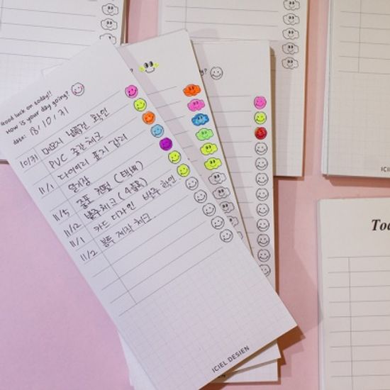 ICIEL memo - 체크리스트 스마일