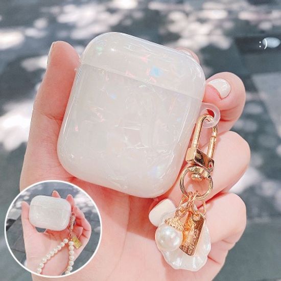 에어팟 1/2/프로 진주 조개 키링/자개 글리터 케이스