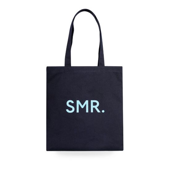 SMR point eco bag_navy
