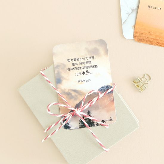 그레이스벨 피스비 중국어 말씀카드