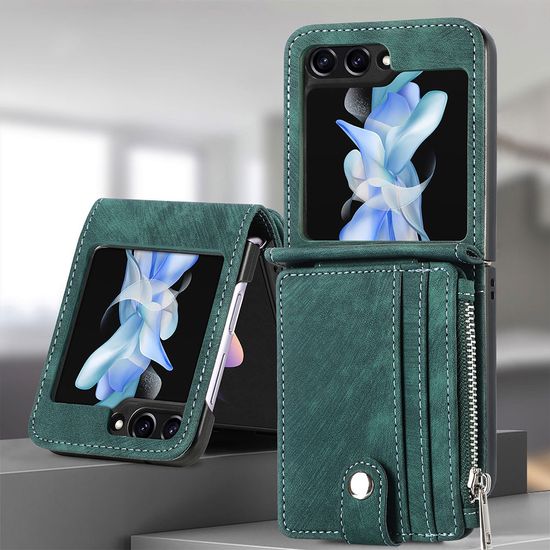 갤럭시 Z플립 6 5 4 3 가죽 분리형 카드 지갑 케이스