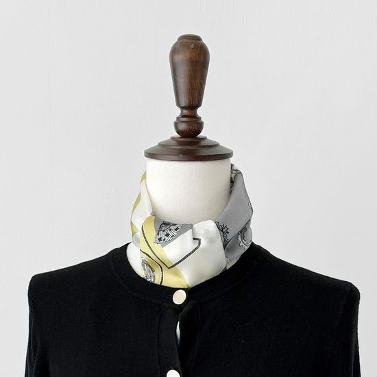 [베네]마드모아젤 실크 쁘띠 스카프 