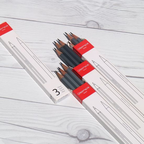 까렌다쉬 4H-8B 최고급연필 그라프우드 775(3개입)