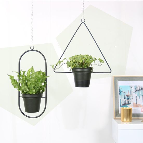 베어리어스 철제 걸이형 행잉 화분 플랜테리어