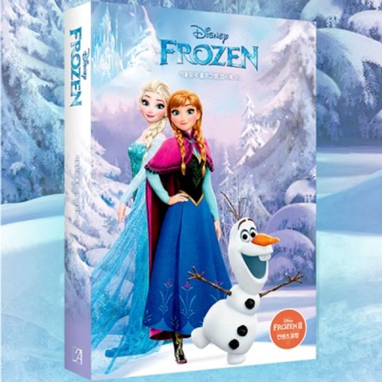 디즈니 겨울왕국1&2 홀로그램 엽서북 (30장)