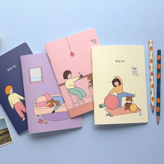 핑크풋 2500보리야누나야열두달먼슬리플래너(만년형)