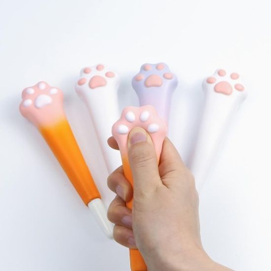 핑크풋 냥냥이스퀴시중성펜(0.5mm)