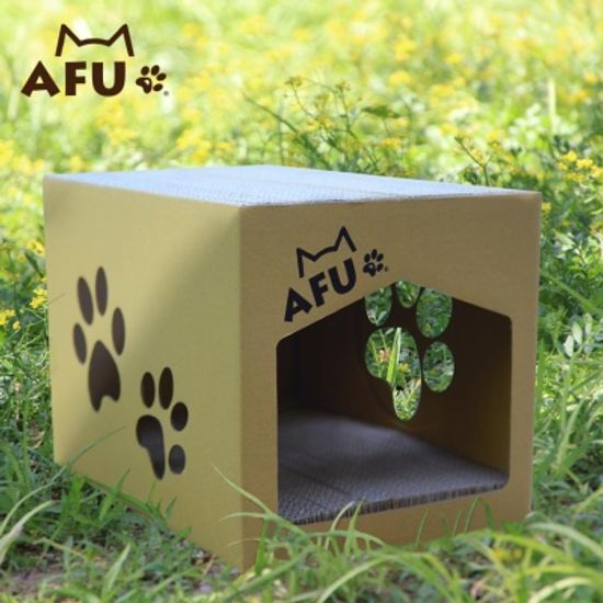 AFU 스크래쳐 고양이 숨숨집 스크래처 