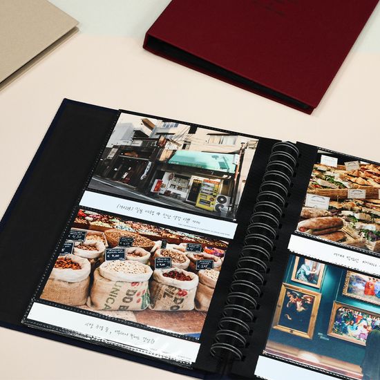 메모러블 포토앨범 4x6 사진 네컷 포켓식 앨범 티켓북