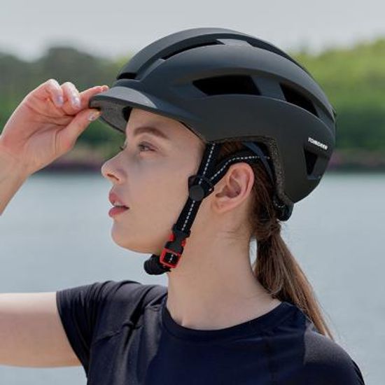 톰디어 후미등겸용 네오 어반 자전거 킥보드 헬멧