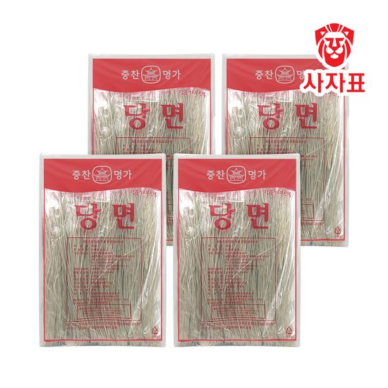 [사자표]중찬명가 중화당면(중식용) 2kg x 4개