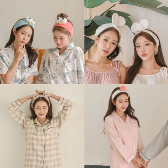 잠옷 필수템 세안밴드 헤어밴드 머리띠 모음전