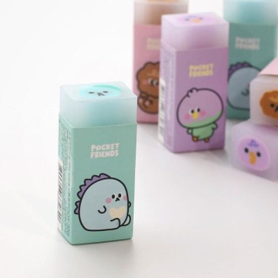 핑크풋 쪼꼬미친구들센터지우개