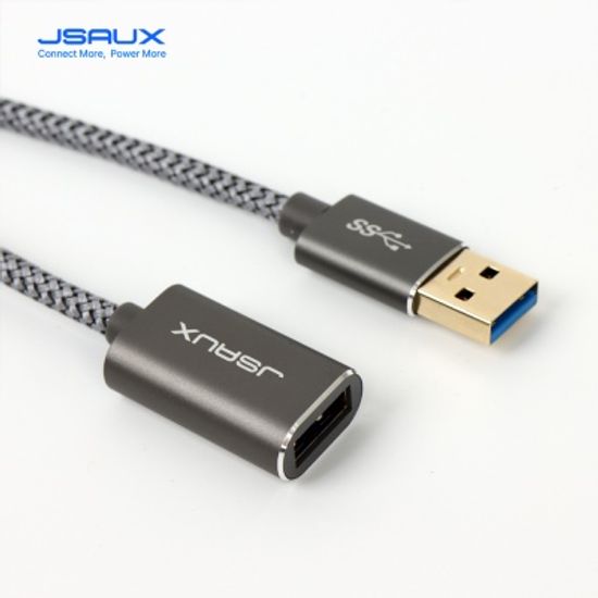 JSAUX USB 3.0 연장케이블 메탈 고속충전 연장선