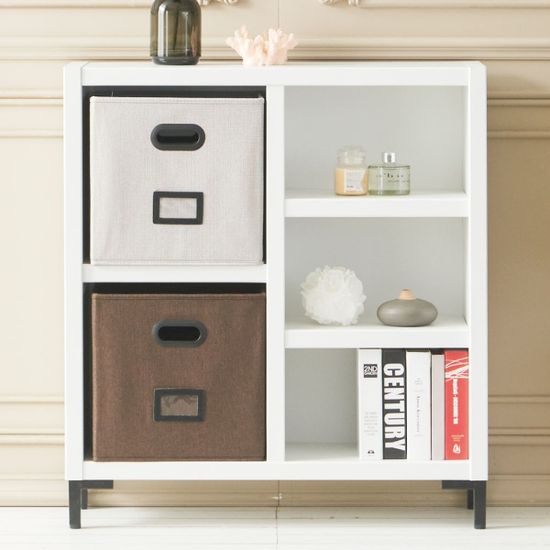 캐넌 라운드 전면 낮은 책장 2단 3단 (착불)