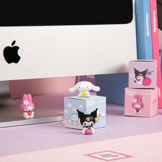 산리오 모니터 피규어 마이멜로디 쿠로미 시나모롤