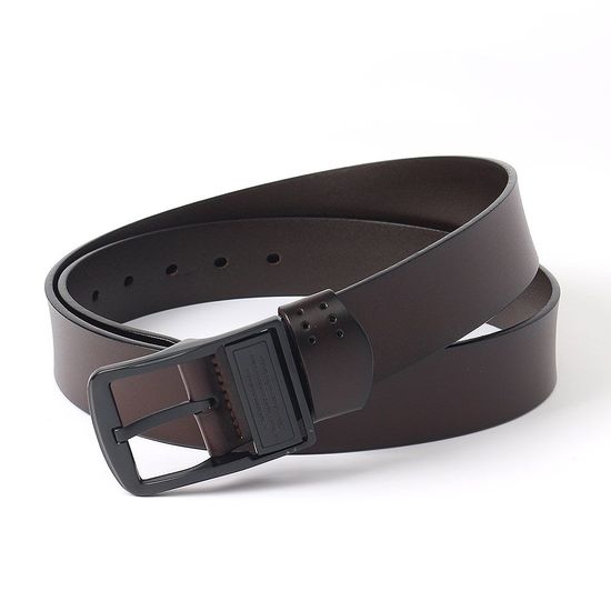 소가죽 벨트 K5 다크 브라운 핀버클(WD3FF56)