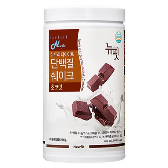[뉴핏] 투에니포 단백질쉐이크 뉴트리 다이어트 600g