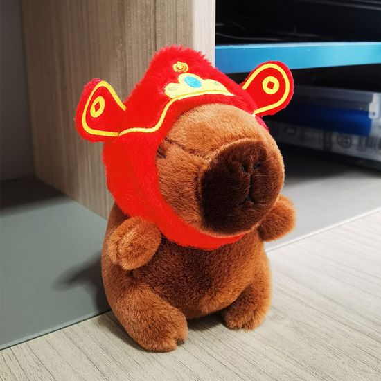 카피바라 캐릭터 동물 봉제 애착 인형 키링 열쇠고리