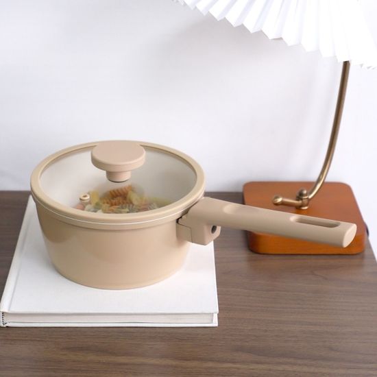 세라믹 국산 코팅 인덕션 편수 냄비 18cm