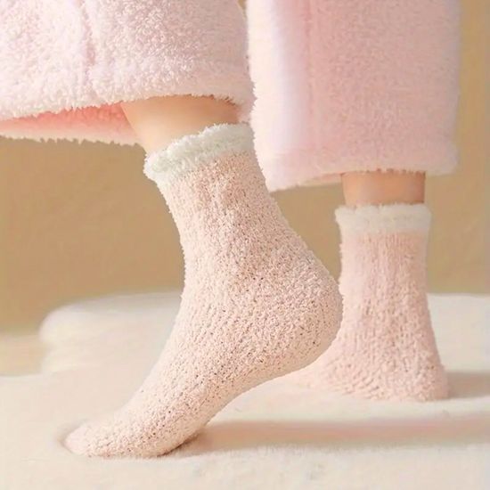 소프트 터치 여성용 수면 양말 1켤레