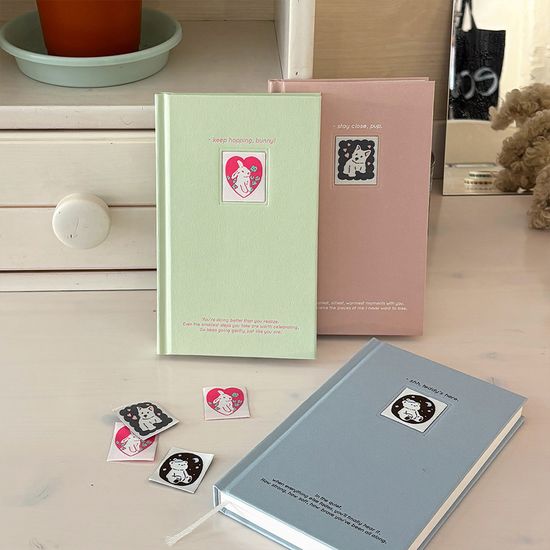 허니버니 라벨 일기장