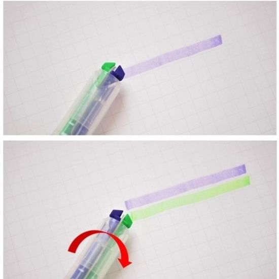 [KOKUYO]1촉2색 형광펜 Beetle Tip/PM-L313-3S