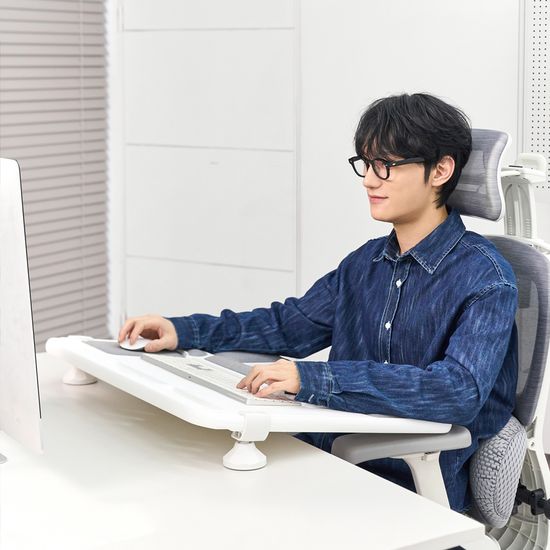 국산 책상 연장 키보드 거치대 피치트렌디 팔렉스 