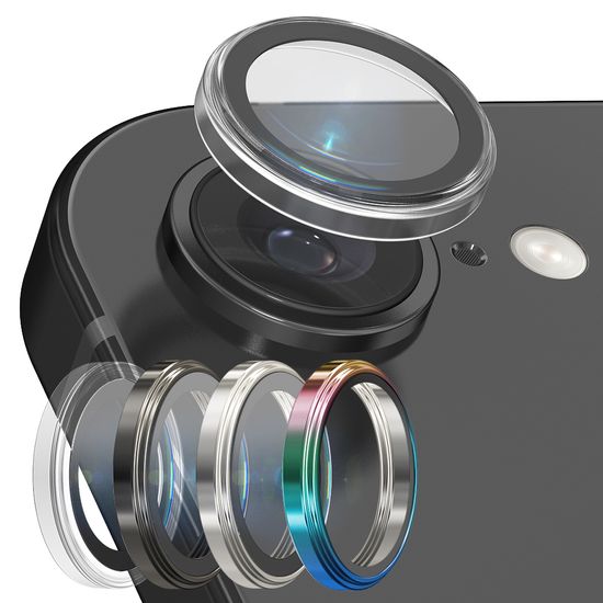 아이폰 17e 메탈링 카메라 렌즈 강화유리 1매