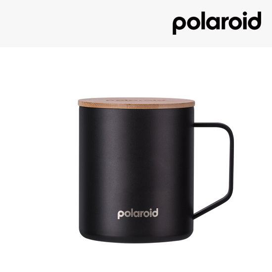 폴라로이드 마크 폴라 스텐컵 블랙 450ml
