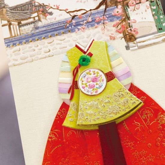 홍당의 속보이는 전통 한복 용돈봉투 FB308-4