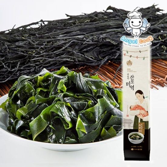 [엔젤쿡] 국산 거금도 프리미엄 산모용 미역 200g