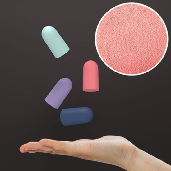 컬러 미니 이어플러그 캡슐 귀마개 층간 소음 차단