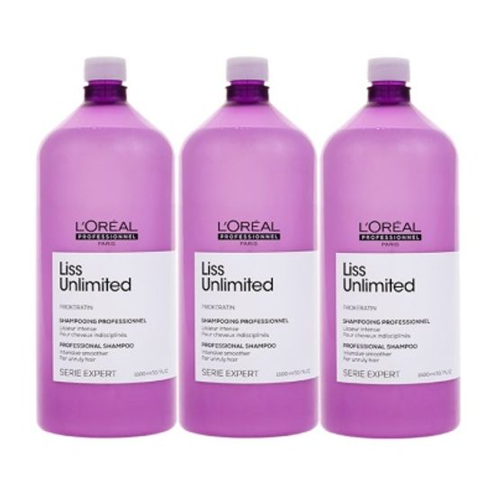 로레알 리스 언리미티드 샴푸 1500ml 3개 (묶음)