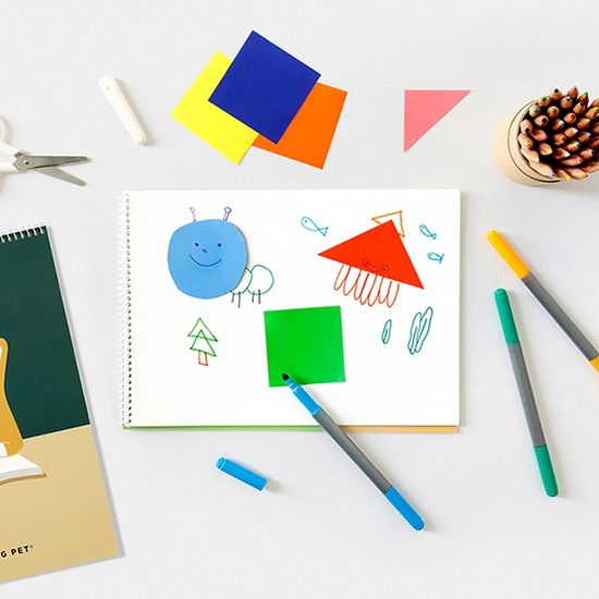 리딩펫 줄없는 도화지 종합장