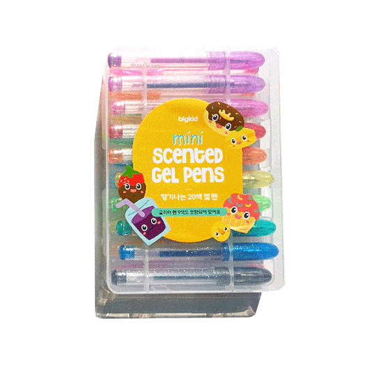 빅키드 향기나는 20색 미니 젤펜 