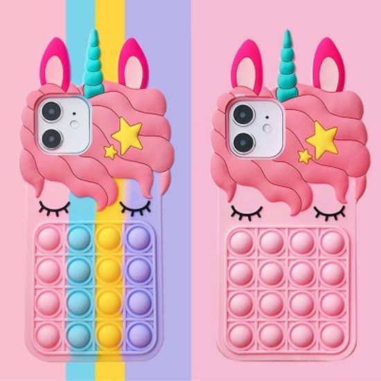 아이폰11 pro max 말랑이 유니콘 푸쉬팝 팝잇 케이스