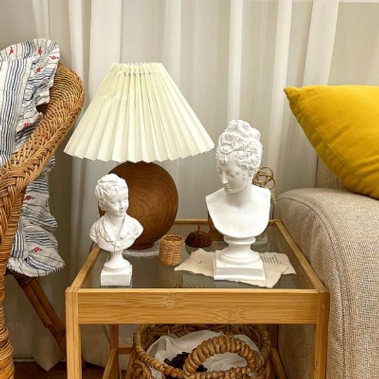 감성 조각상 오브제 빈티지 엔틱 크랙 소년 석고상