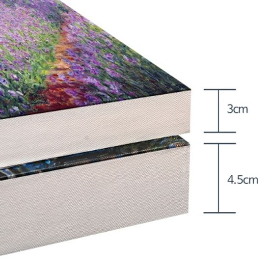 모네 - 인상 : 해돋이, 캔버스 액자