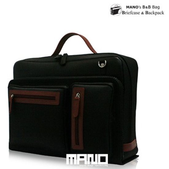 마노 B&B Bag 블랙 (서류가방 겸용 백팩)