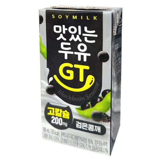 남양 맛있는 두유 GT 고칼슘 검은콩깨 24팩