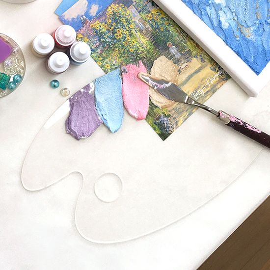 투명 아크릴 팔레트 30 x 40